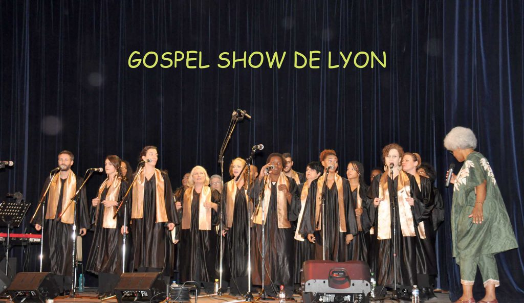 Le chœur de gospel Soboyo lors du Gospel Show de Lyon.