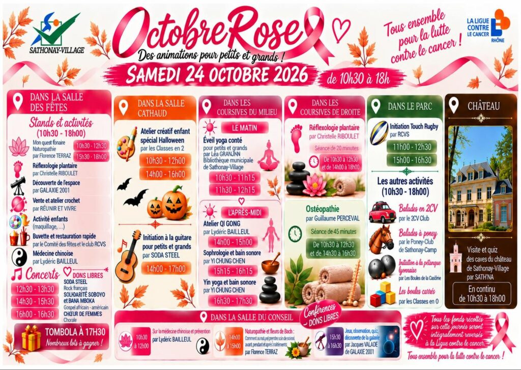 Programme Octobre rose